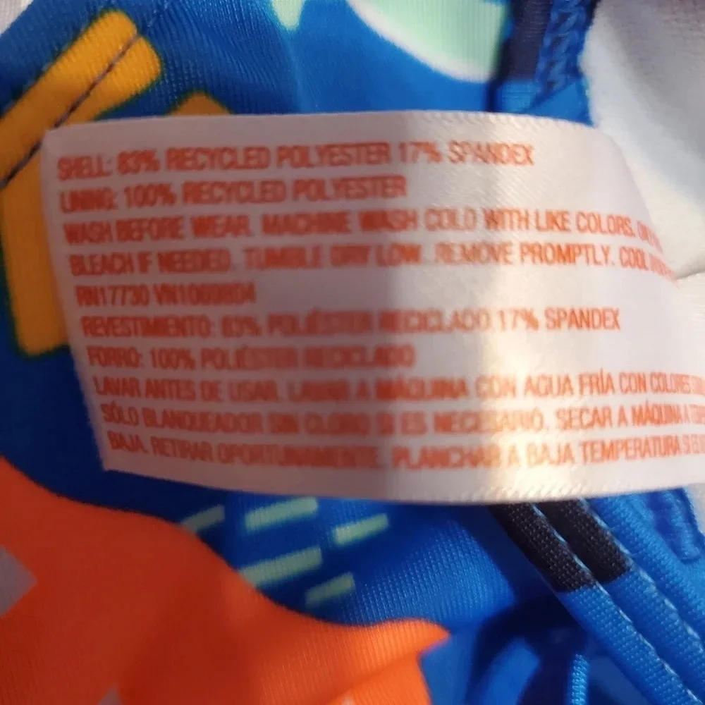 NWT Cat & Jack Baby Girl's Dinosaur One Piece Swimsuit 12M - Picture 7 of 7